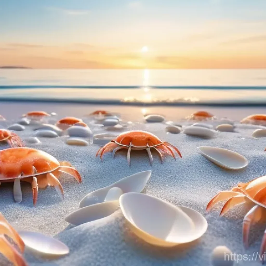 키토산을 활용한 장 건강 개선 - **Prompt 1: Chitosan's Natural Source and Purity**
"A visually appealing and pristine depiction ...